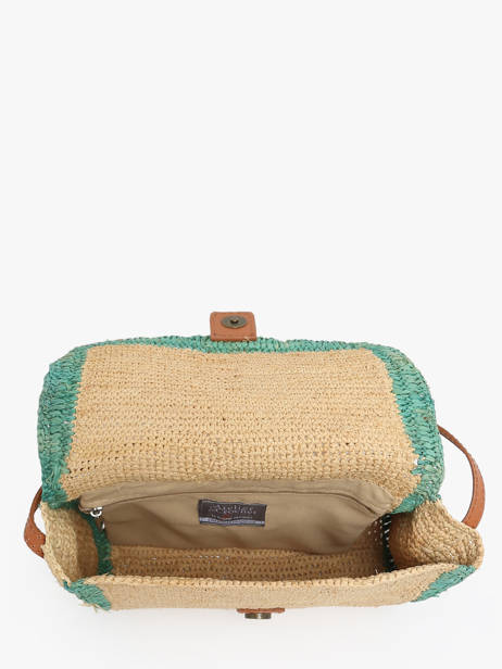 Cross Body Tas L'atelier Du Crochet Le voyage en panier Beige l'atelier du crochet AM734 ander zicht 2